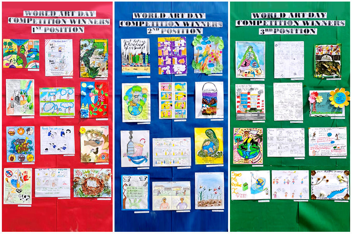 World Art Week Winners- Middle School