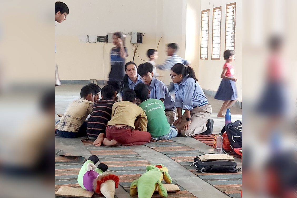 NGO visit by the students of The Khaitan School