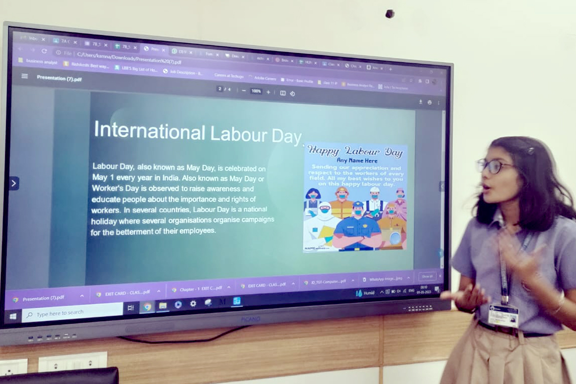 International Labour Day Celebration By Middle School