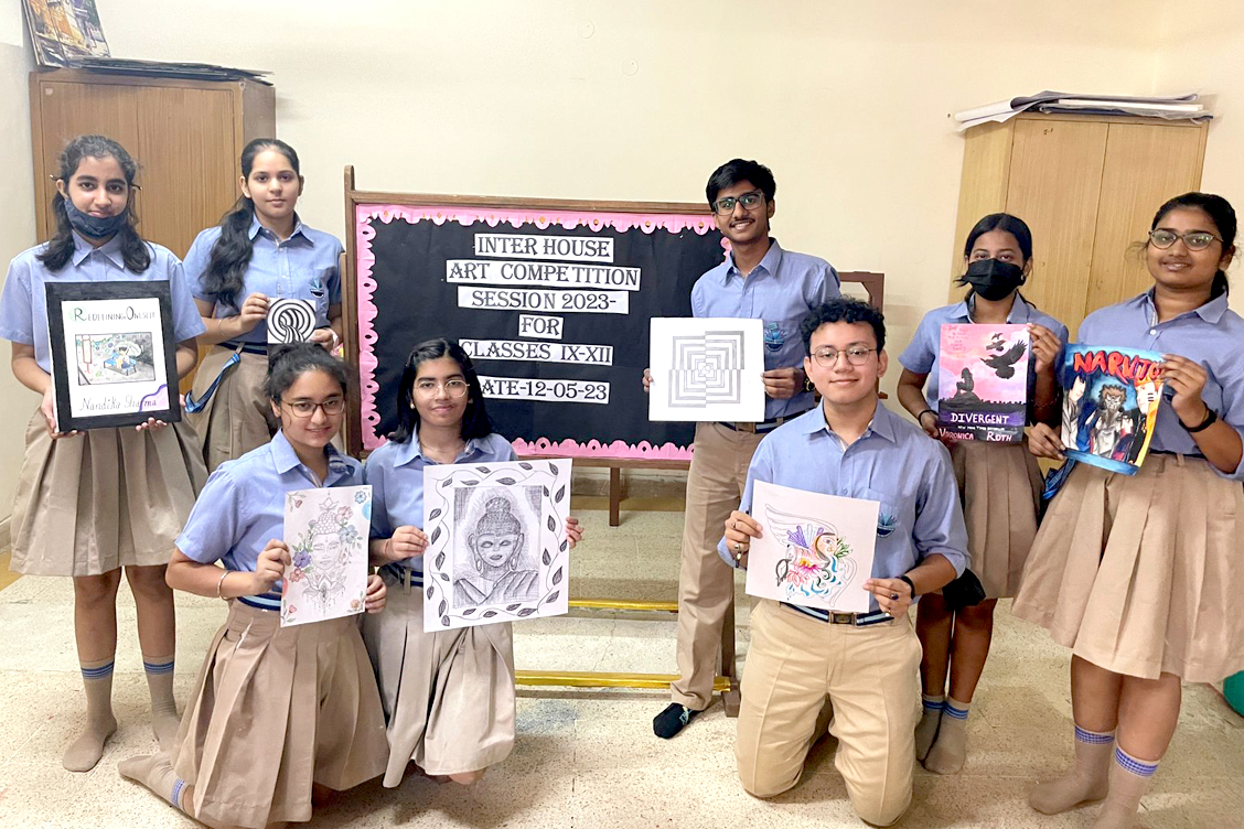 Inter House Painting Competition at The Khaitan School- The Winners