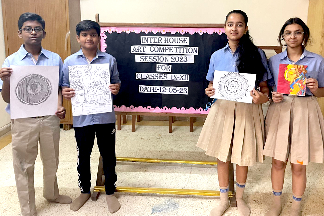 Inter House Painting Competition at The Khaitan School