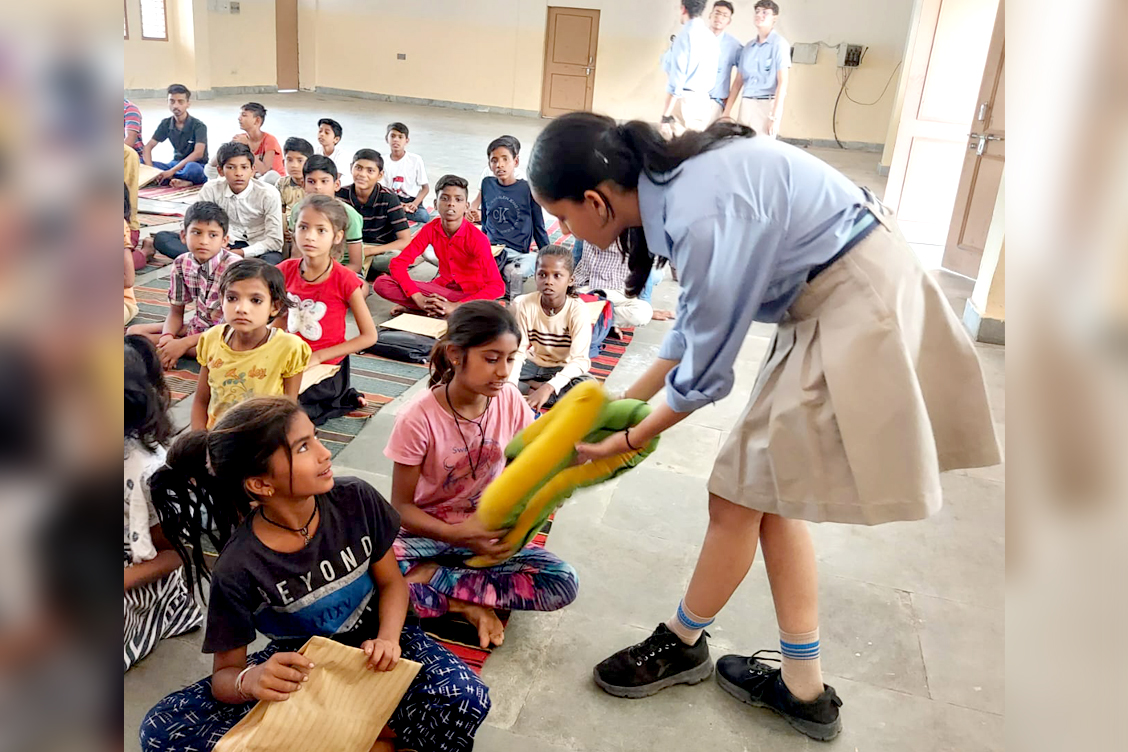 NGO visit by the students of The Khaitan School