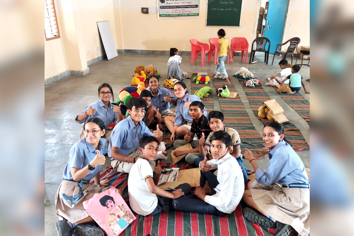 NGO visit by the students of The Khaitan School