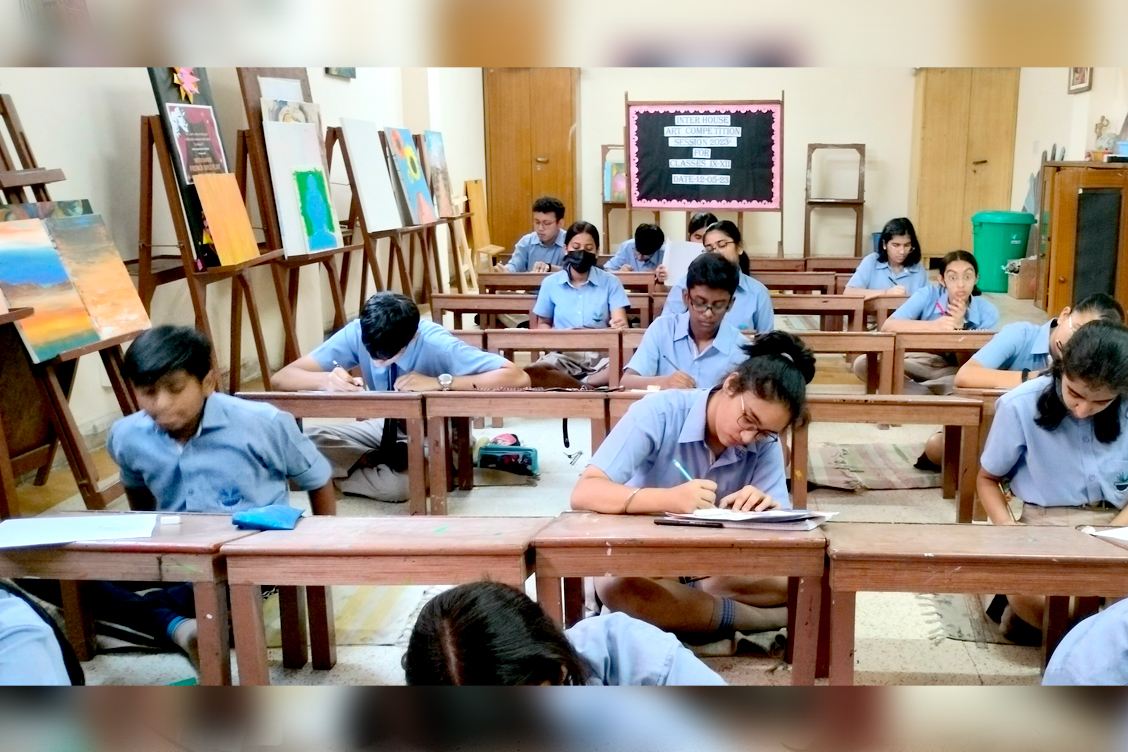 Inter House Painting Competition at The Khaitan School