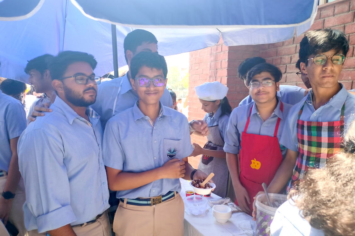 Community Outreach Drive by Tthe students of The Khaitan School