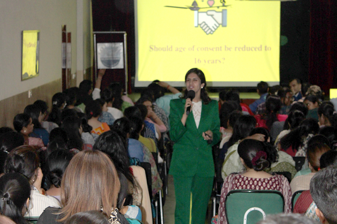 POSCO training of the teachers at The Khaitan School