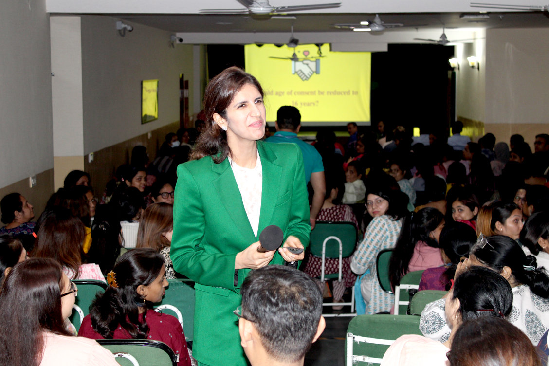POSCO training of the teachers at The Khaitan School