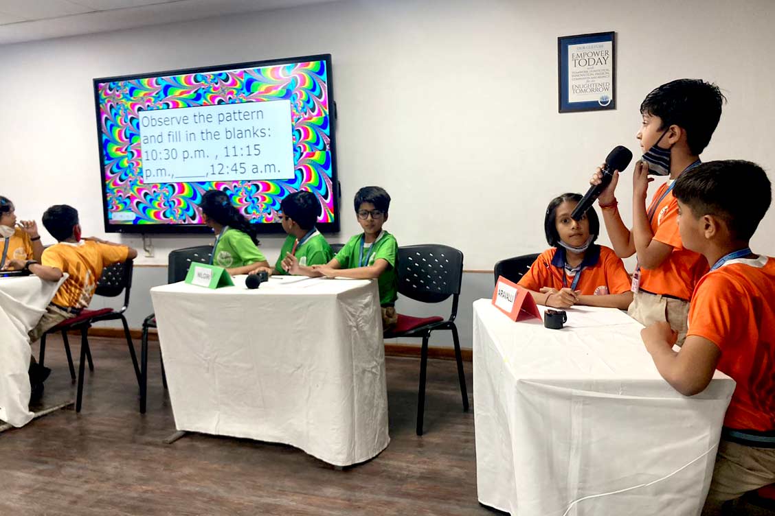Inter-House Math Quiz Competition for Class IV