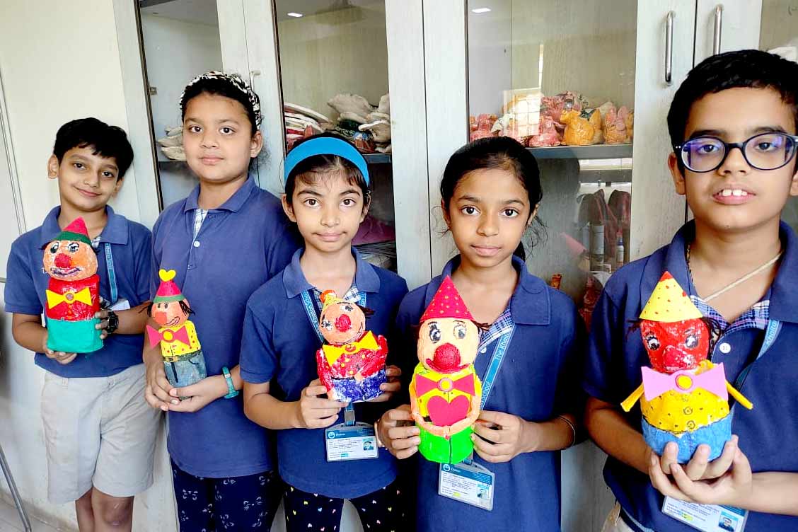 Summer Camp at TKS- Students being crafty
