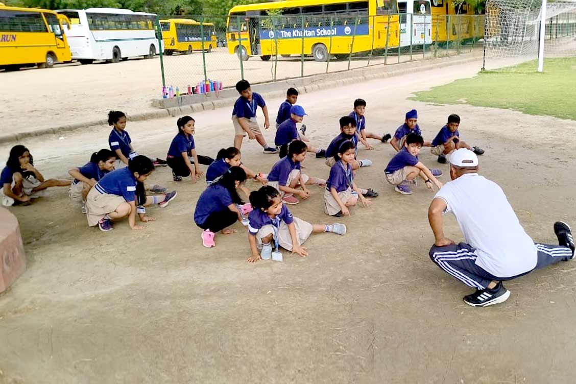 Summer Camp at TKS- Students enjoying physical education