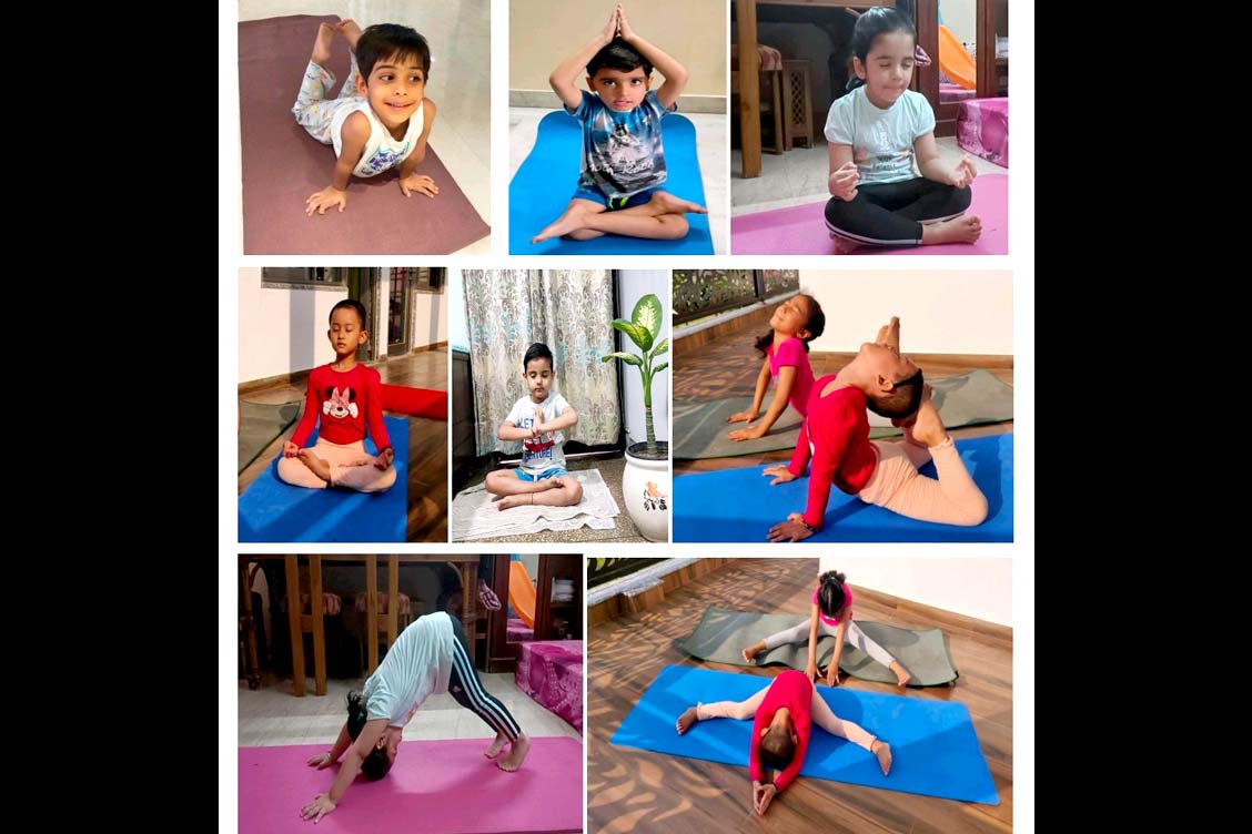 International Yoga Day celebration at The Khaitan School