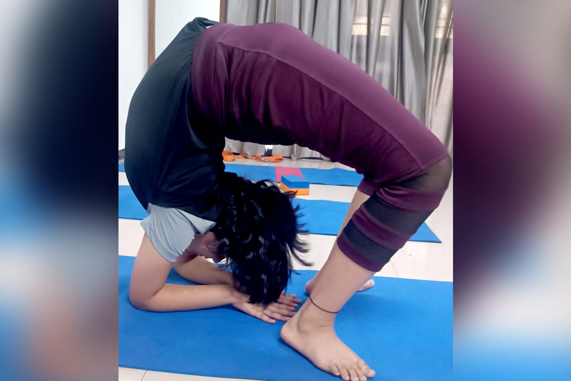 International Yoga Day celebration at The Khaitan School