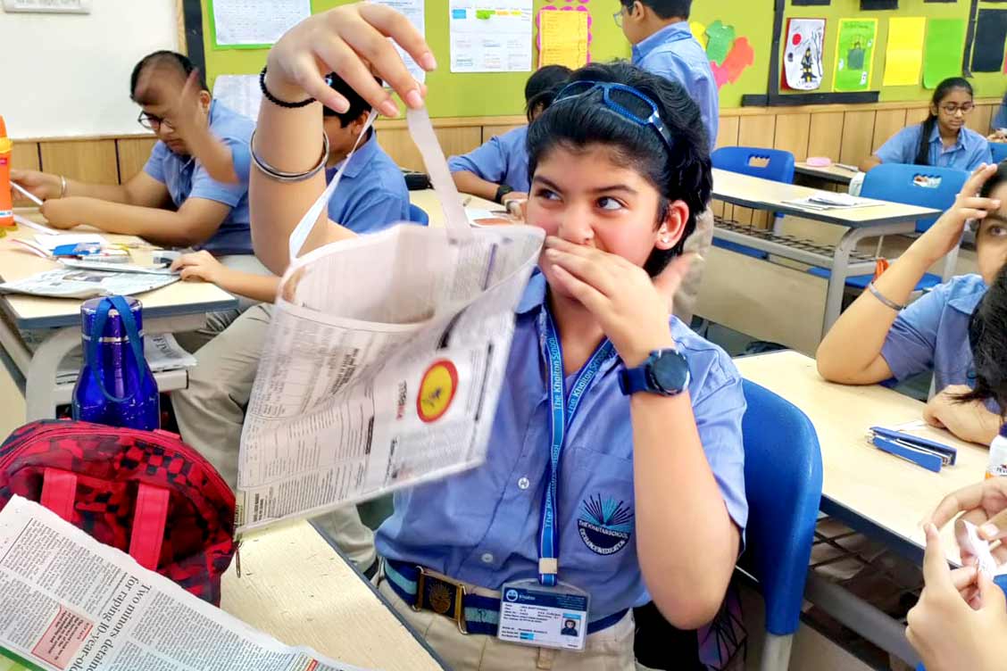 International Plastic Bag Free Day Celebration at The Khaitan School