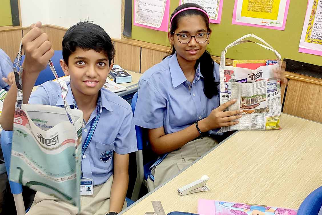 International Plastic Bag Free Day Celebration at The Khaitan School