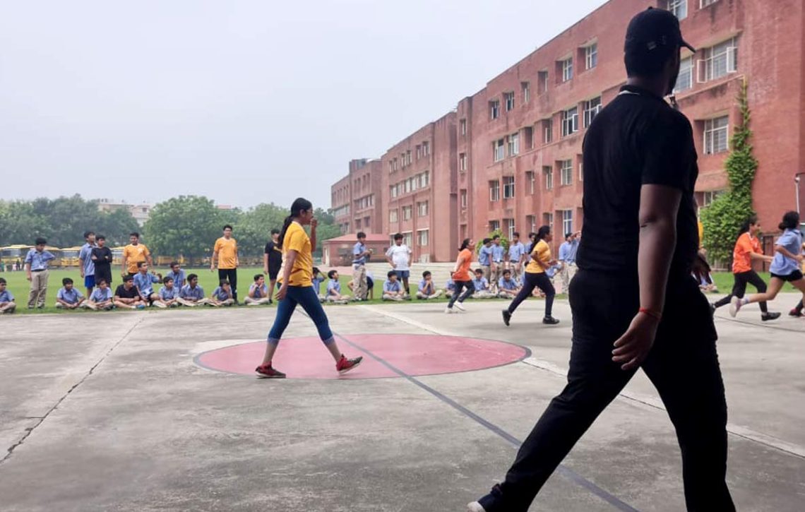 The Inter-House Girls' Basketball Tournament