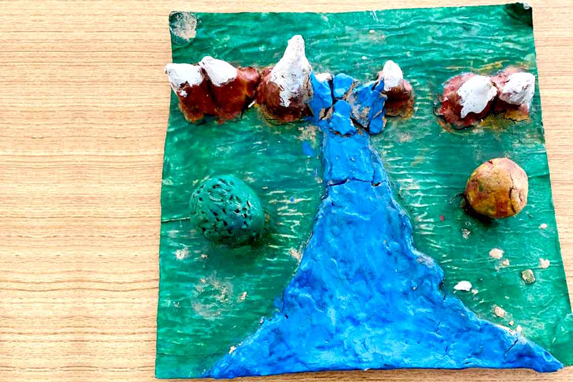 Making Landforms through Clay Modelling- TKS
