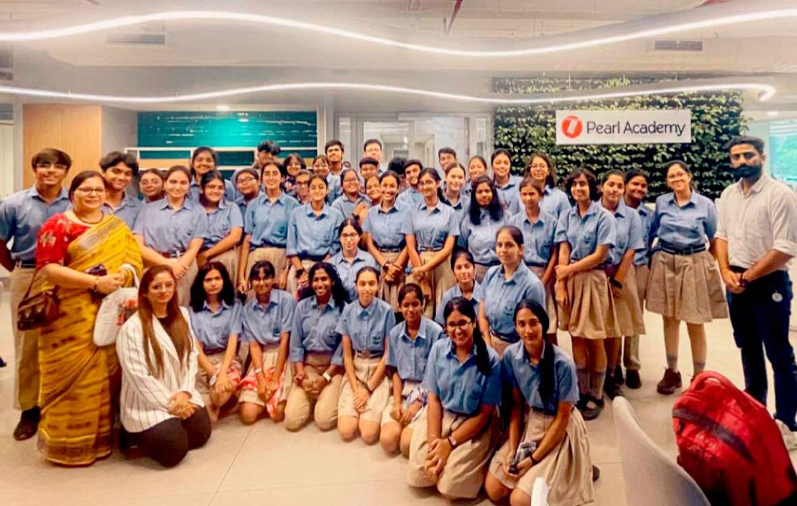 Class XII Students Attend Pearl Academy's Communication and Textile Design Workshop