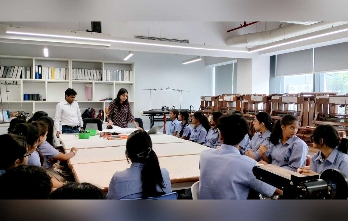 Class XII Students Attend Pearl Academy's Communication and Textile Design Workshop