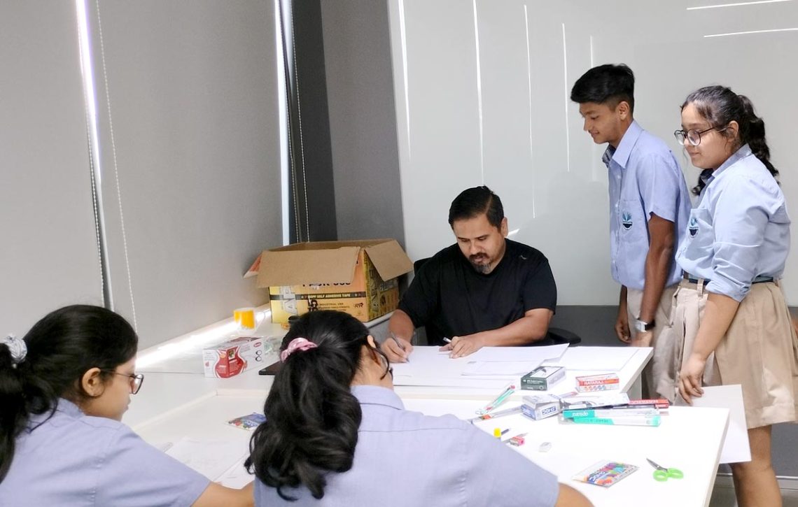 Class XII Students Attend Pearl Academy's Communication and Textile Design Workshop