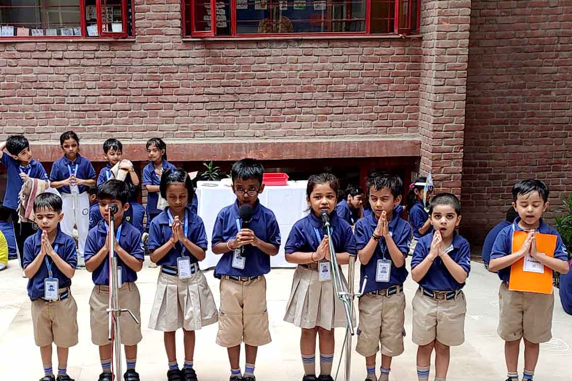 Offering prayer to the almighty!