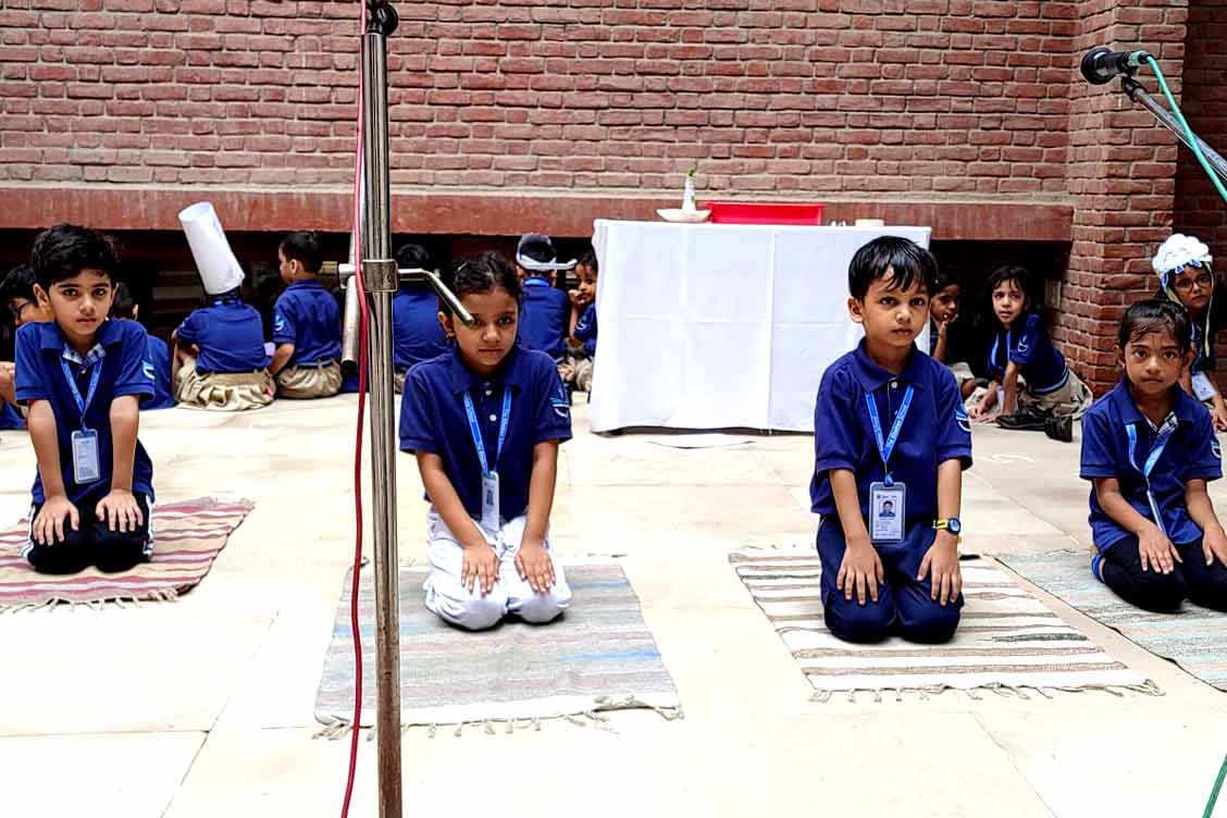Showcasing Vajrasana