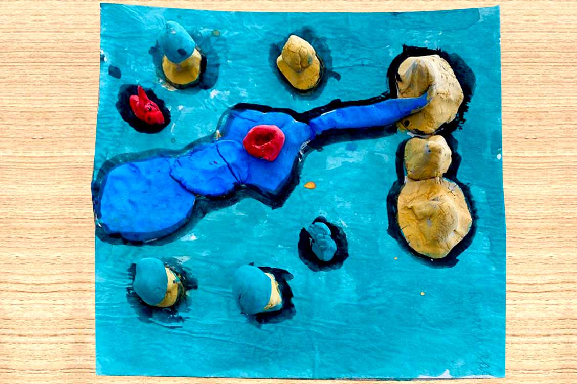 Making Landforms through Clay Modelling- TKS