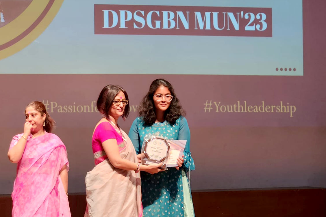 The Khaitan School Shines in MUN Event at DPS