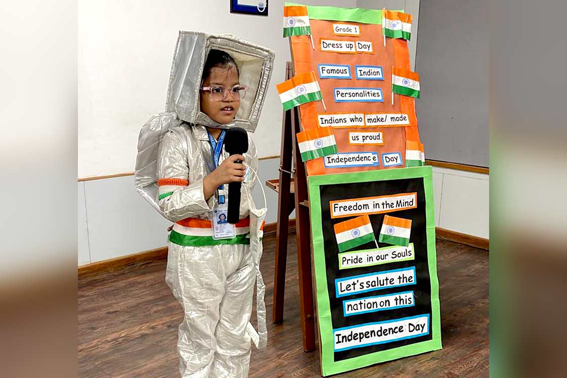 Dress Up Day Event for Grade 1- Kalpana-Chawla--The-First-Indian-Woman-to-go-to-space
