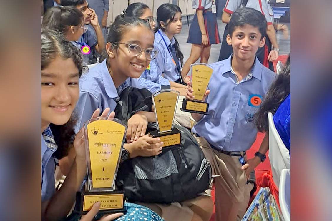 Interschool competition at GD Goenka