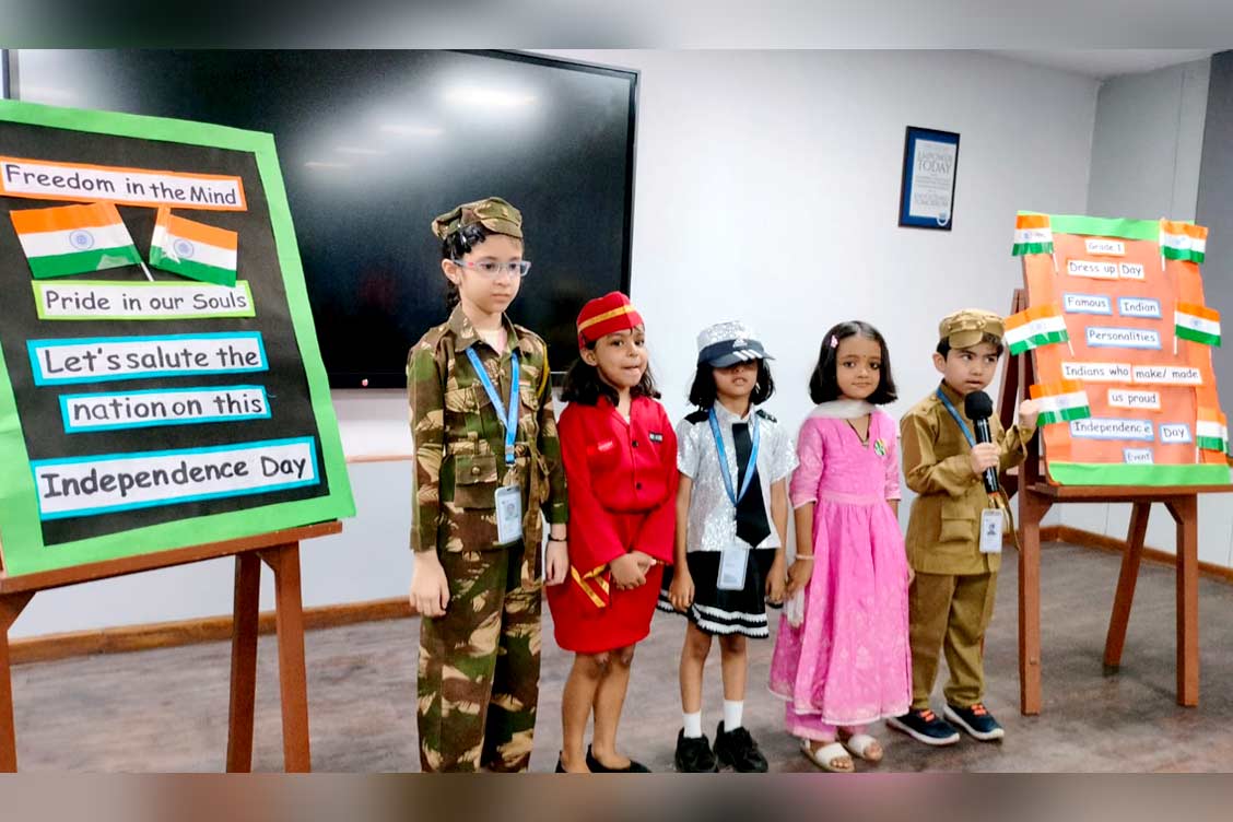 Dress Up Day Event for Grade 1- Shining-stars-of-India-paying-tribute-to-the-nation