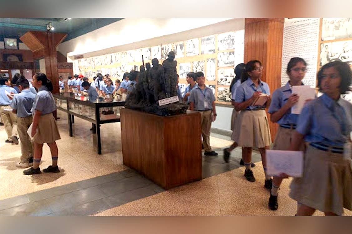TKS students' visit to National Gandhi Museum