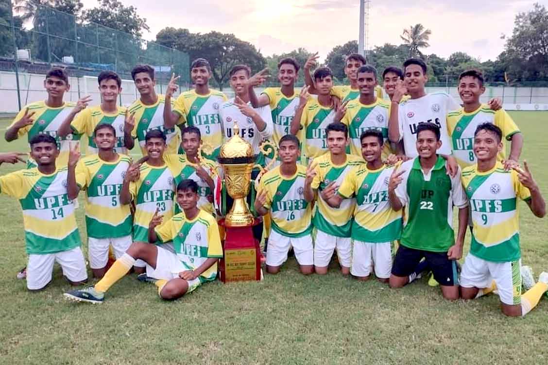 Nitish Sharma of The Khaitan School Shines in the Under 19 Junior Boys National Football Championship