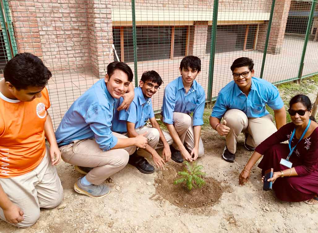 Greening the Future: Environmental Club Promotes Tree Plantation