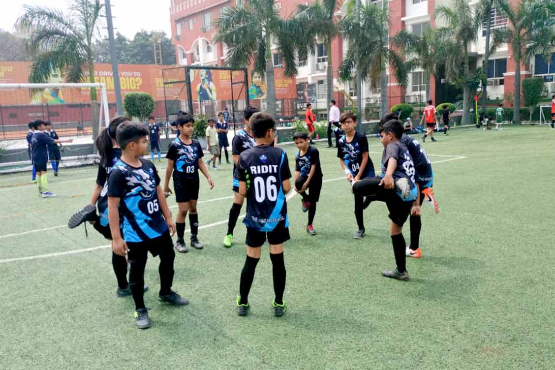 Students Spirited Performance at U-10 Inter School Football Tournament 2023