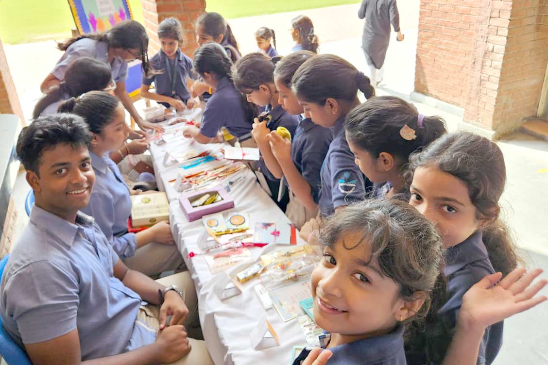 Fundraiser Success: Rakhi and Cupcake Sale by Community Outreach Club