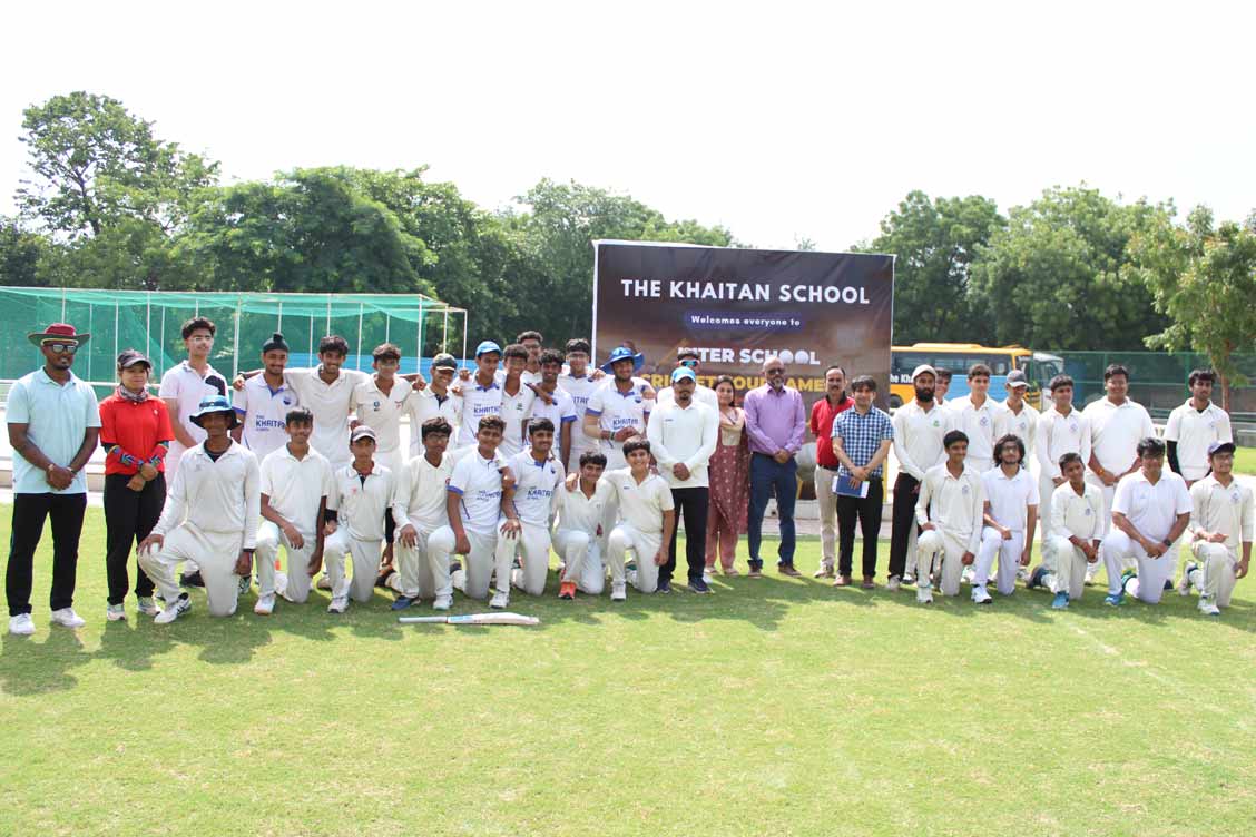Inter-School Cricket Tournament 2024 at The Khaitan School