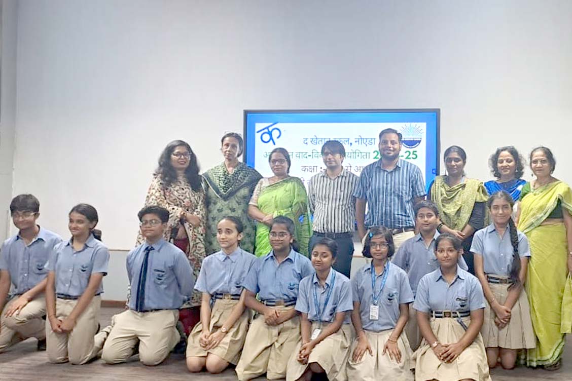 Middle School at The Khaitan School Hosts Thrilling Inter-House Hindi Debate Competition