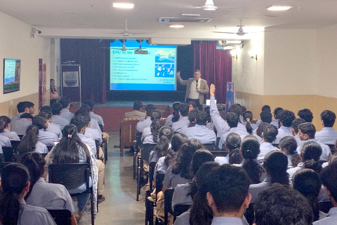 Workshop on Higher Studies in the U.S. Empowers Class XII Students at The Khaitan School