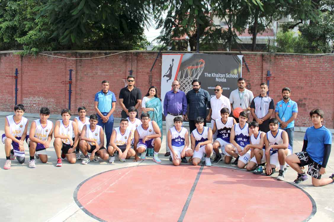 Thrilling Inter-School Basketball Tournament at The Khaitan School, Noida - best CBSE School in Noida