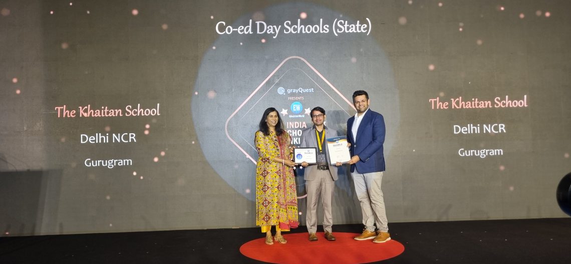 The Khaitan School Celebrates Remarkable Success in 2024 Education World School Rankings