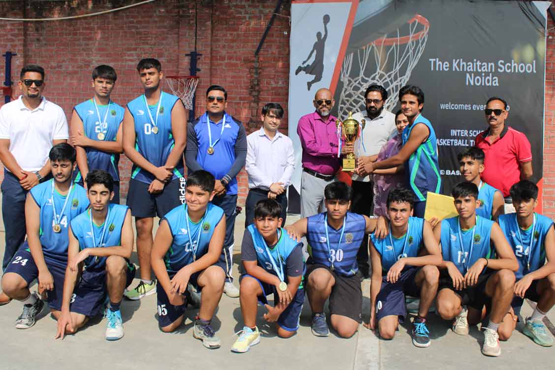 Thrilling Inter-School Basketball Tournament at The Khaitan School, Noida - best CBSE School in Noida