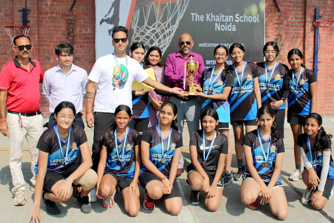 Thrilling Inter-School Basketball Tournament at The Khaitan School, Noida - best CBSE School in Noida
