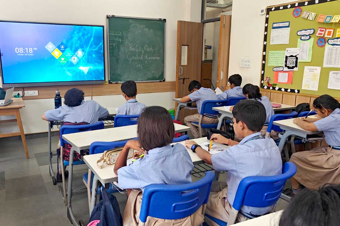 Wiz Quiz 5: A Thrilling and Engaging Test of Knowledge at The Khaitan School Noida