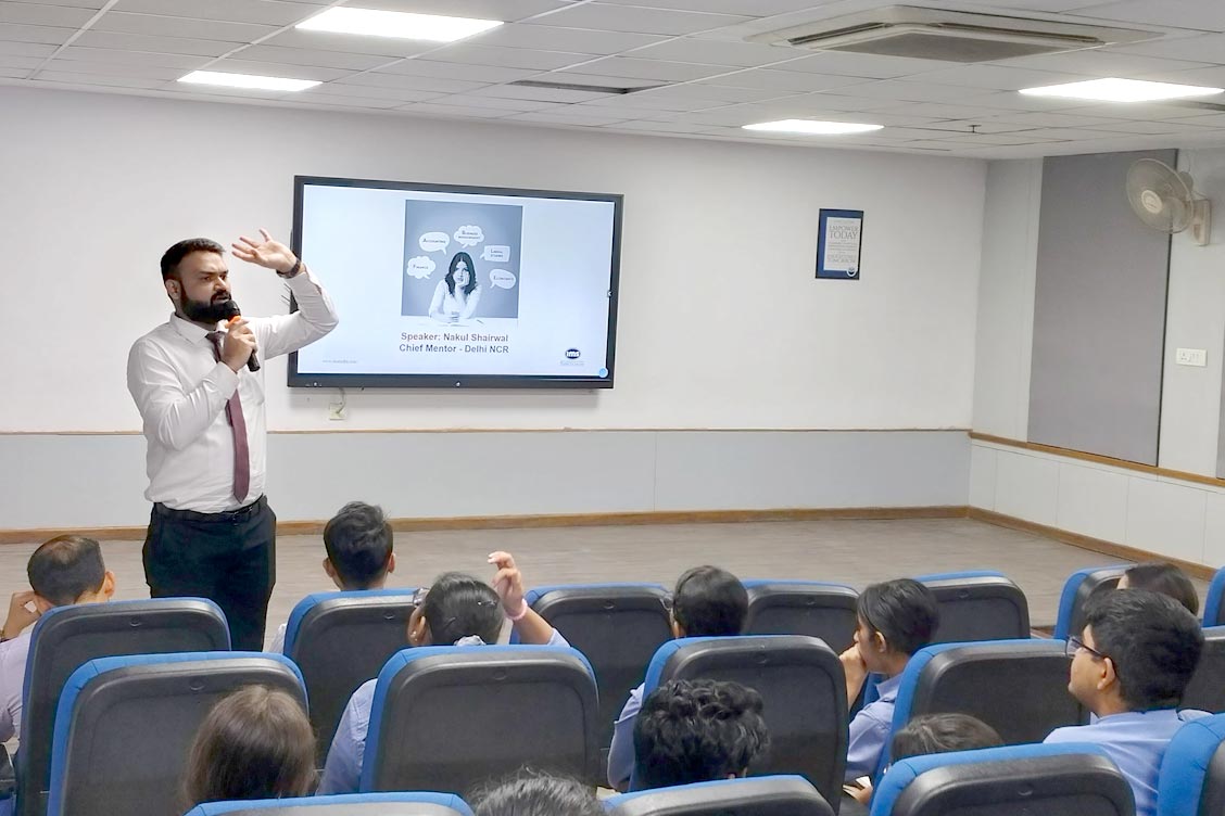 Exploring Career Paths: A Workshop at The khaitan school for Class XI Students on Finance, Business, and Beyond