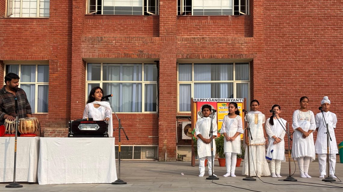 Class Assembly of 4D: Celebrating Gandhi Jayanti with Reflection, Creativity, and Unity