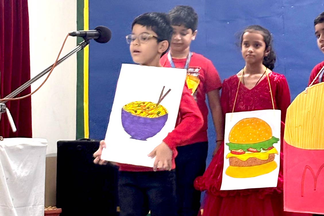 Class 3F Assembly on Healthy Eating Habits: A Lesson for Life