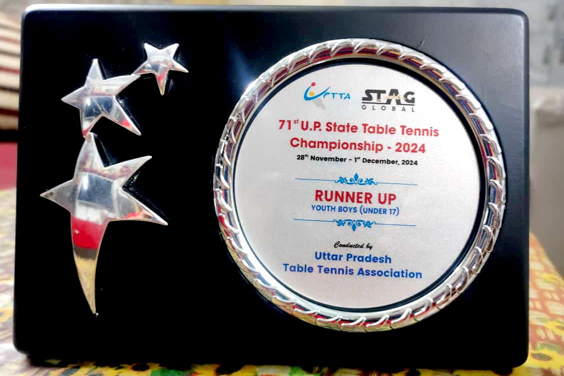 Garv Singla Shines at the 71st U.P. State Table Tennis Championship