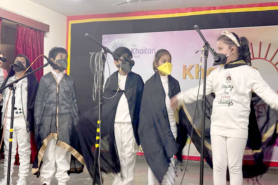 Class 3G’s Morning Assembly at The Khaitan School Spreads Awareness on Saving Birds