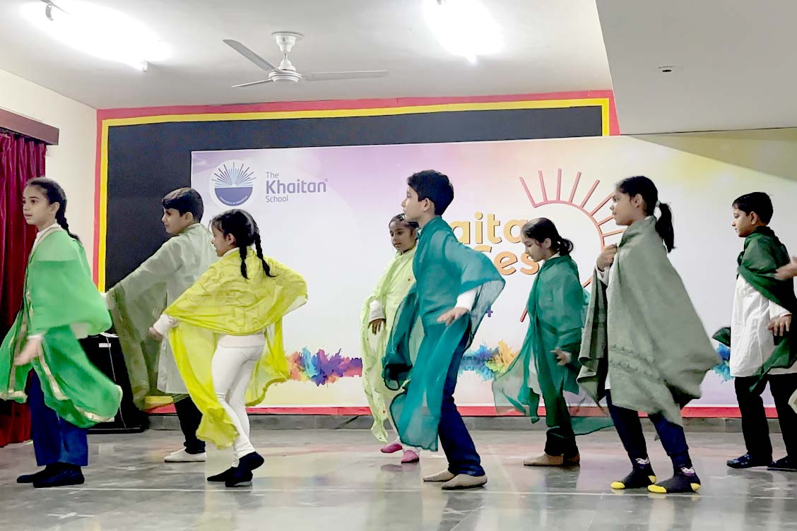 Class 3G’s Morning Assembly at The Khaitan School Spreads Awareness on Saving Birds