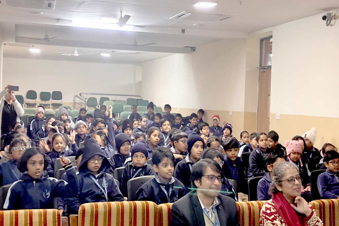 Class 3G’s Morning Assembly at The Khaitan School Spreads Awareness on Saving Birds